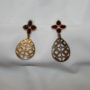 Geometric Teardrop Earrings